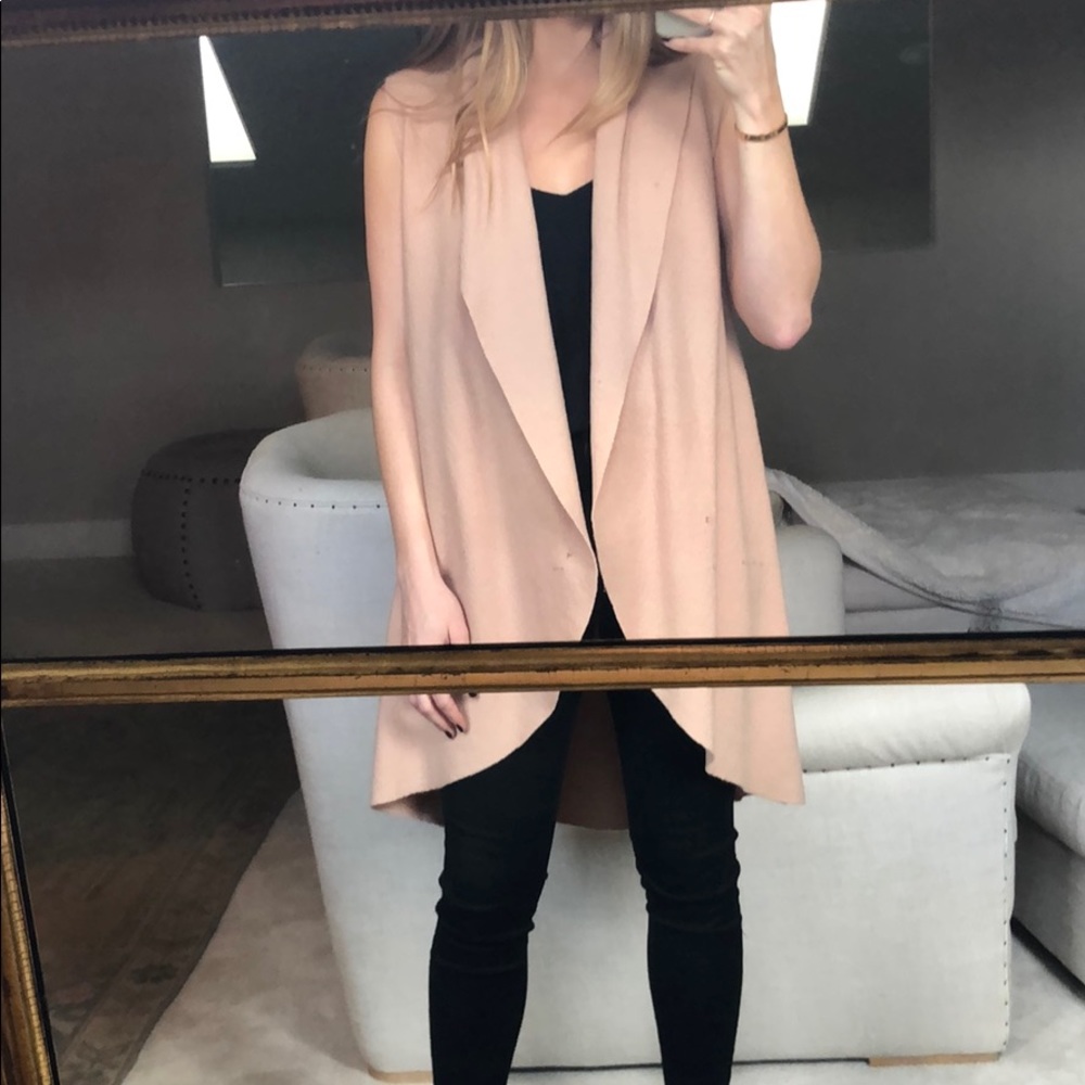 Anthropologie Cascading Vest Cardigan